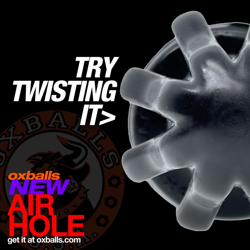 AIRHOLE finned Black Plug 28180