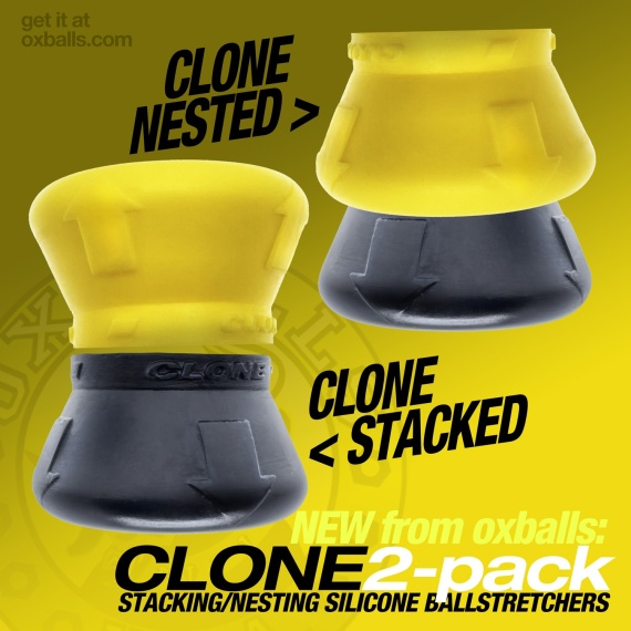Silikon-Ballstretcher OXBALLS Clone Ballstretcher Doppelpack 28204