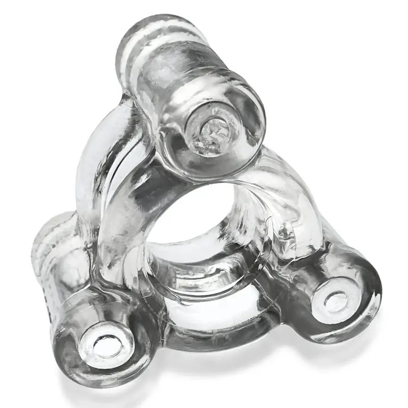 Oxballs Buzz Squeeze Ballstretcher, 3 Vibes, FLEXtpr | Dark-Ink