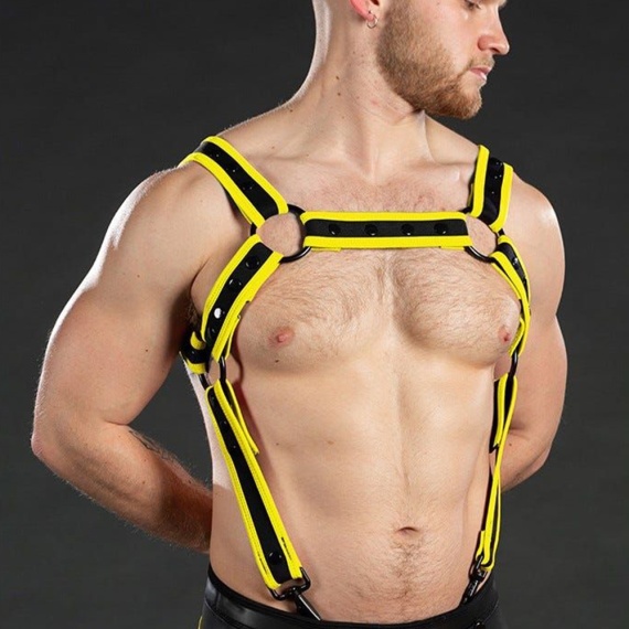 Arnés Mr-S-Leather Neo Carbon Crossbow arness amarillo 2.0 28772