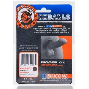 BIGGER OX Silicone Cockring Blue 29287