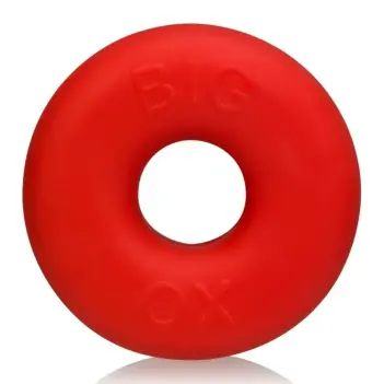 Oxballs Big Ox Cock Ring, thick PLUS+silicone donut | Dark-Ink