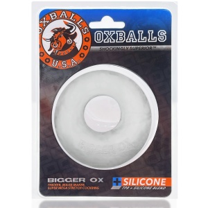 BIGGER OX thicker comfort cockring Clear 29331