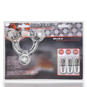 BUZZ SQUEEZE Ballstretcher vibrierend Transparent 29516