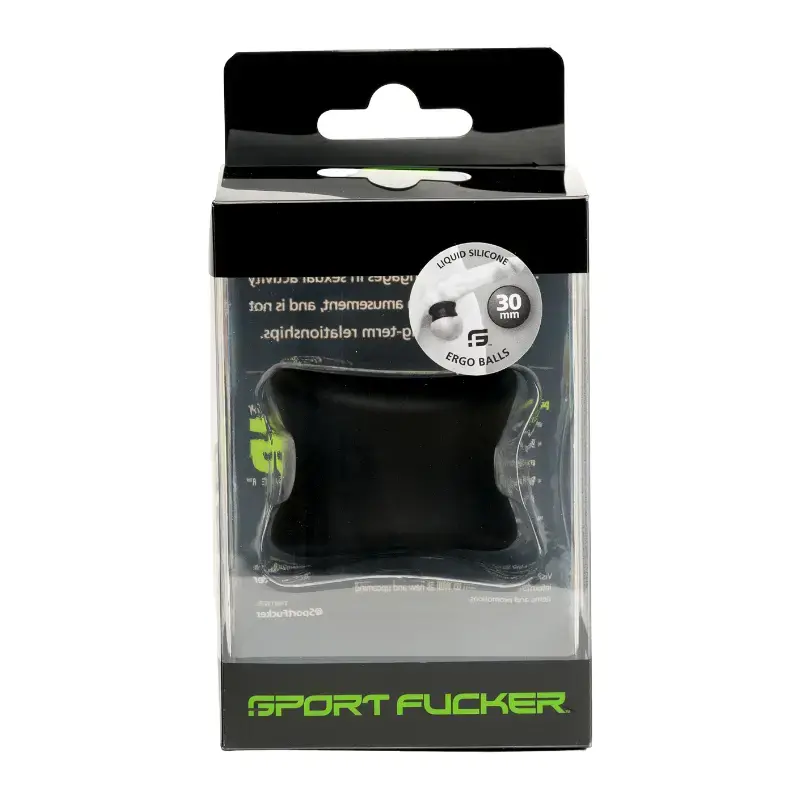 Sportfucker Ergo Balls: Ballstretcher, 4 Größen, Silikon | Dark-Ink