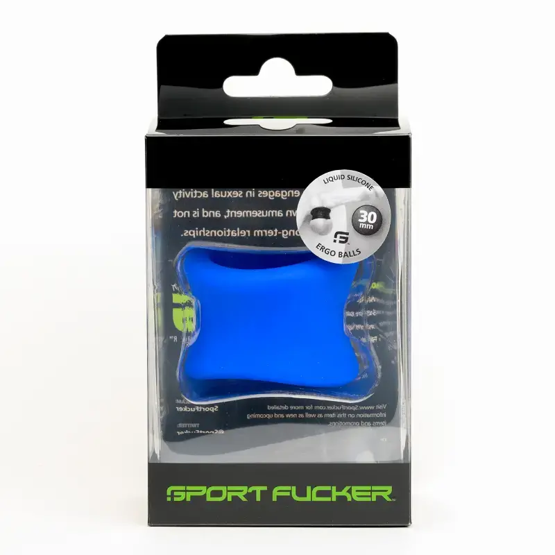 Sportfucker Ergo Balls: silicone ball stretcher, 4 sizes | Dark-Ink