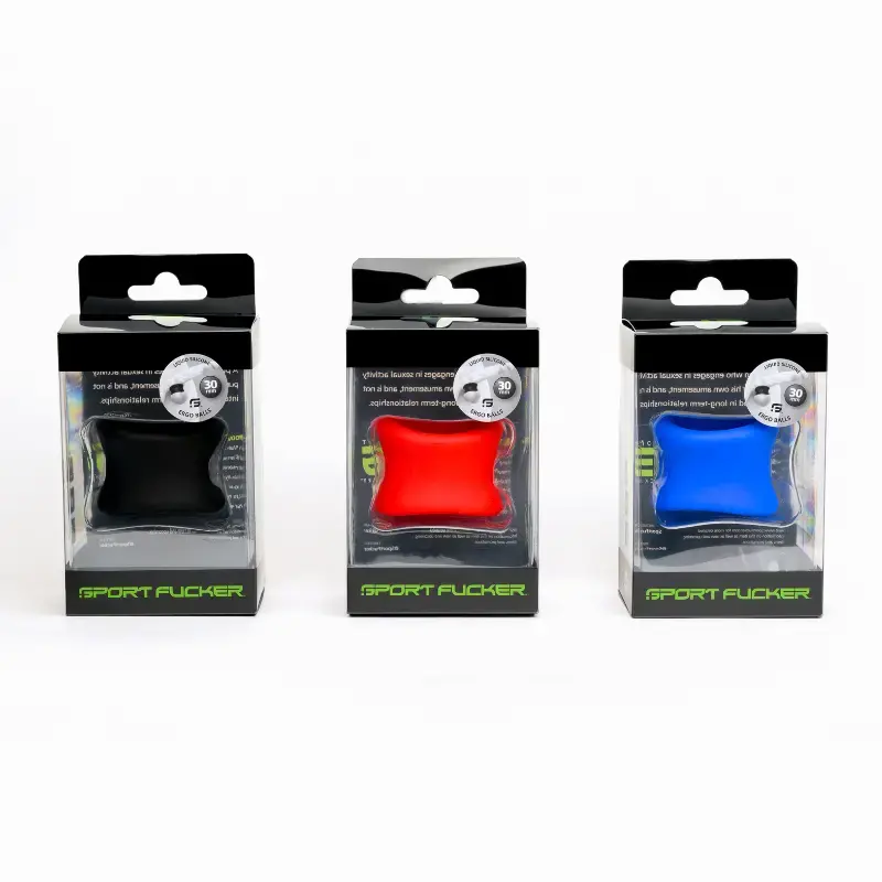 Sportfucker Ergo Balls: silicone ball stretcher, 4 sizes | Dark-Ink