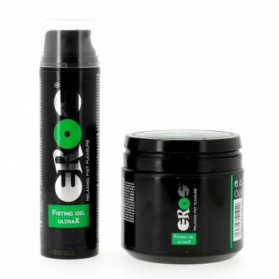 Gel de Agua y Silicona para Fisting Ultra X Eros | Dark-Ink