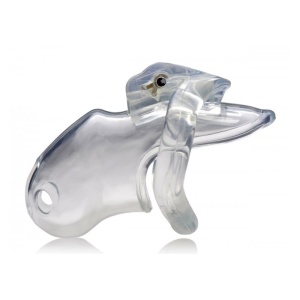 Clear Captor Chastity Cage transparente sans cadenas 30886