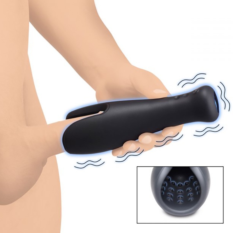 10X Vibrating Silicone Stroker 30924