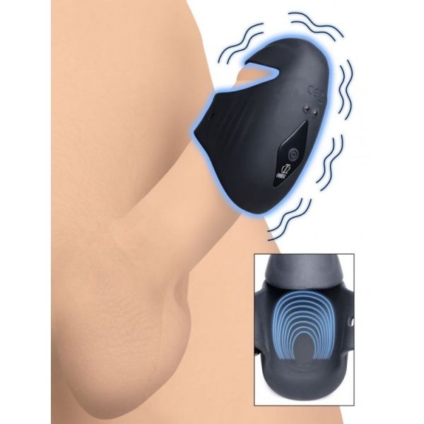 8X Vibrating Silicone Penis Sleeve XR BRANDS - 1
