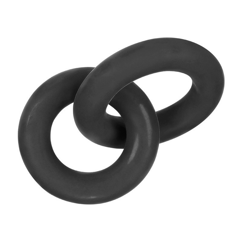 Duo linked cock/ball rings