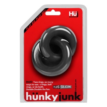 Duo linked cock/ball rings