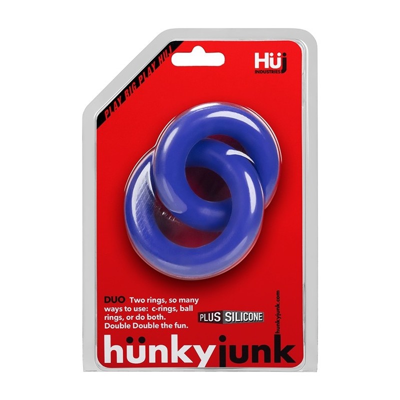 Duo linked cock/ball rings