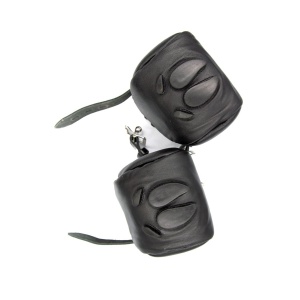 Mr B Leather Pig Paws Black 31294