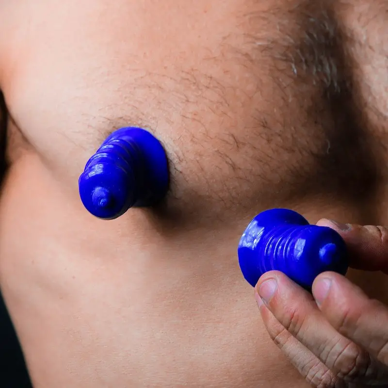 Hünkyjunk ELONG – Ventouses à tétons Cobalt | Dark-Ink
