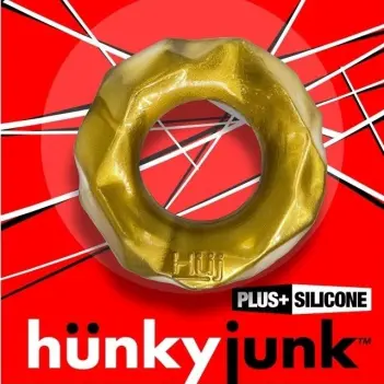 Hunky Junk Fractal Cockring, flache No-Roll-Innenseite | Dark-Ink