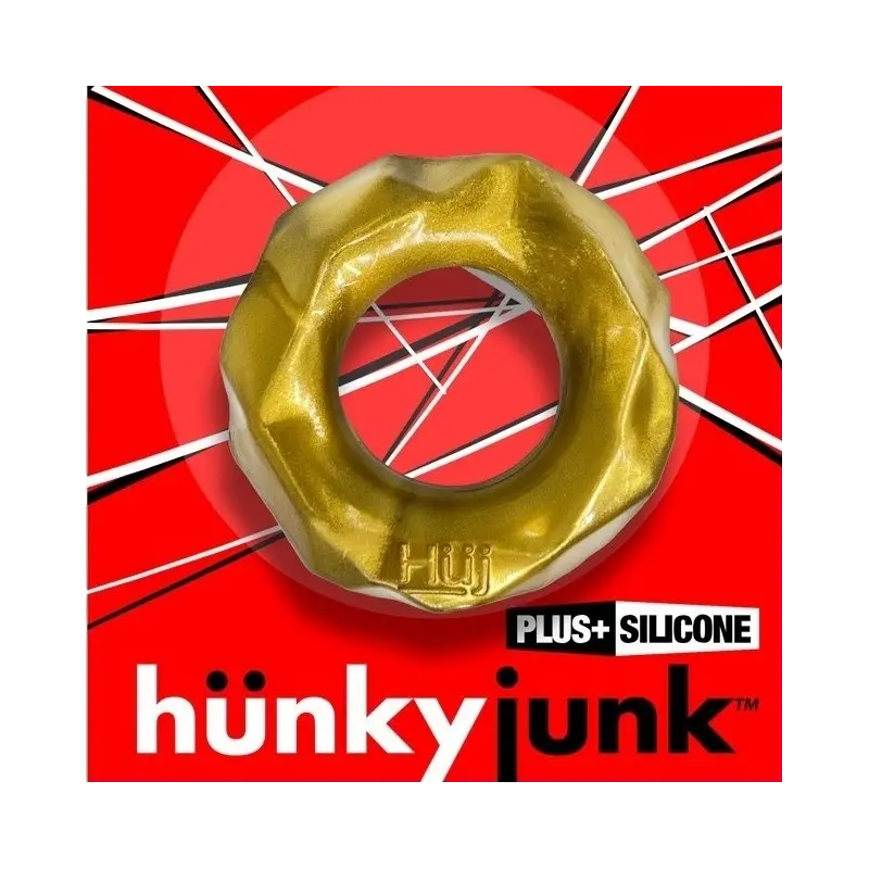 Hunky Junk Fractal Cockring, flache No-Roll-Innenseite | Dark-Ink