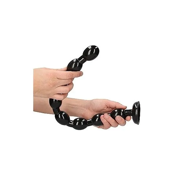 Ass Snake Beaded Dildo 48 cm Black 31780