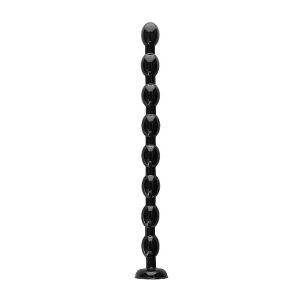 Ass Snake Beaded Dildo 48 cm Black 31783