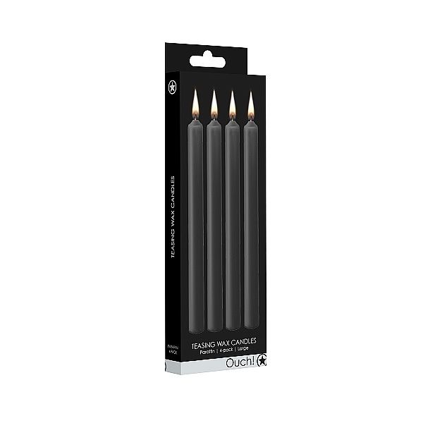 Pack de 4 velas BDSM de cera grandes 31898