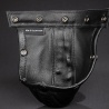 Black Leather Pouch mit Piping 32154 1