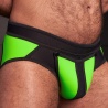 Open ass Briefs Mr-S-Leather Neo All Access Brief Verde Lima 32619 1