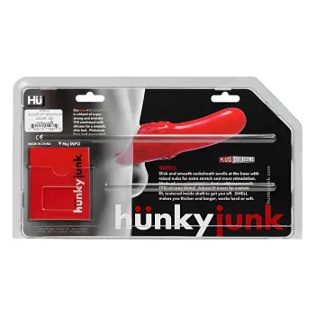 Hunky Junk Swell Penishülle, Adjust-Fit-Einsatz | Dark-Ink