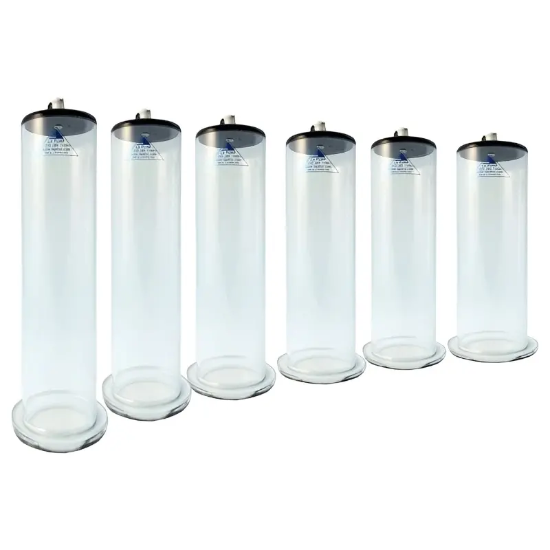 LA Pump Penis Pump Cylinder, Diamond-Cut & Custom-Sized | Dark-Ink