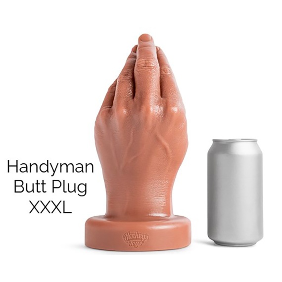 Plug anal Hankeys Toys HANDYMAN XXXL Butt Plug 33013