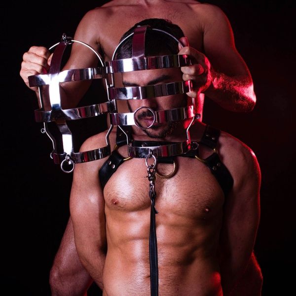 Cage de tête en acier DARK-LINE - 1