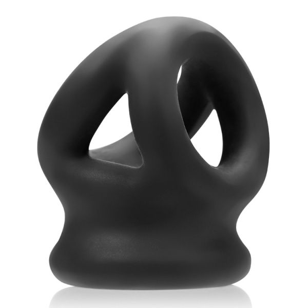 Tri-Squeeze Ball-stretch sling negro OXBALLS - 1