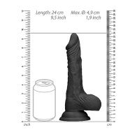 Consolador con testículos 23.7cm 34423 1