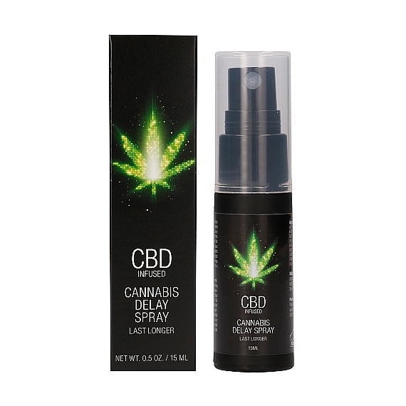 Ejaculation delay Shots (BO) CBD Cannabis Delay Spray - 15 ml 34529