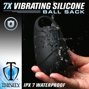 7X Vibrating Silicone Ball Sack 34871