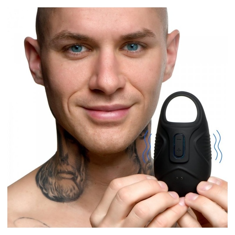 7X Vibrating Silicone Ball Sack 34876