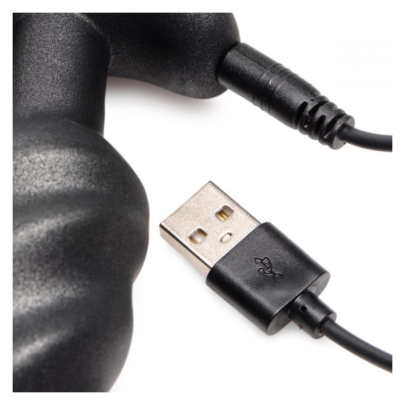 BG Platinum Series Swirl Butt Plug with remote control 34940