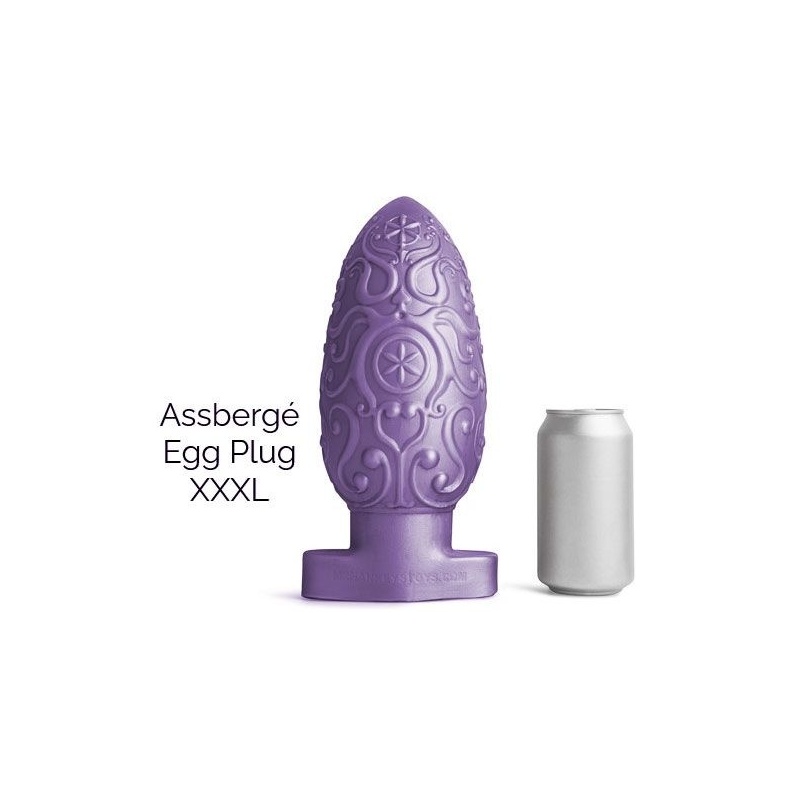 ASSBERGE Egg Butt Plug XXXL Purple 35049