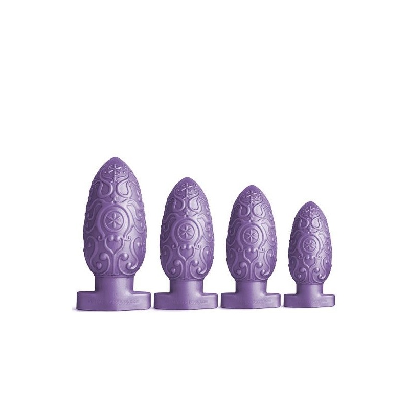 ASSBERGE Egg Butt Plug 4XL Purple 35059