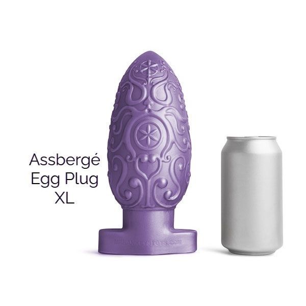 ASSBERGE Egg Butt Plug XL Purple HANKEYS TOYS - 1