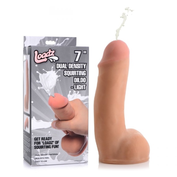 Consolador eyaculador Xr Brands Loadz Squirting Dildo 7" 35295