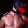 Deluxe Bondage Leather Collar Noir Noir 35412 1