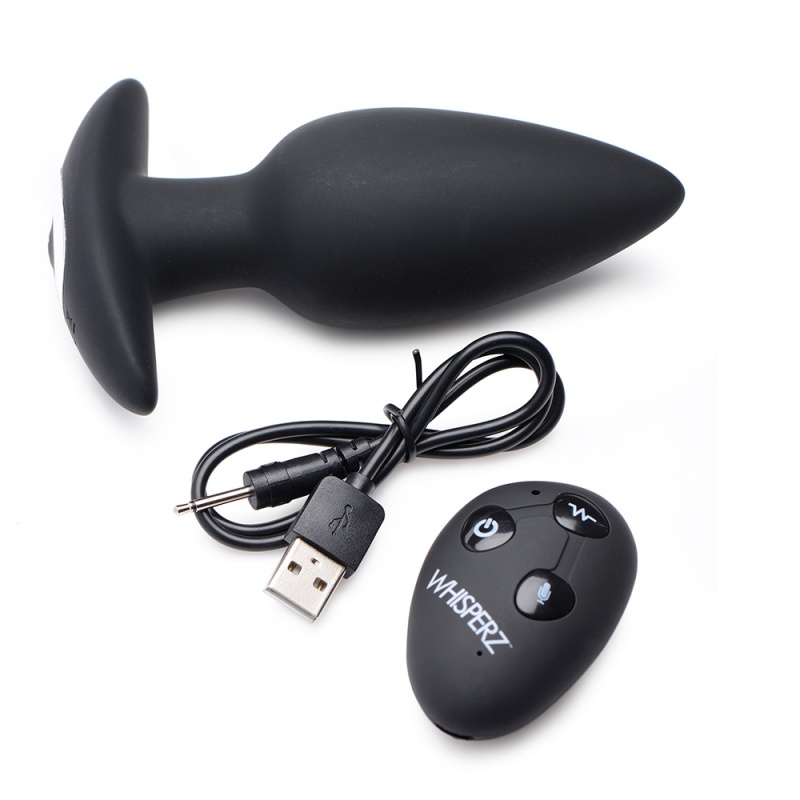 Voice Activated 10X Vibrating Butt Plug 35543