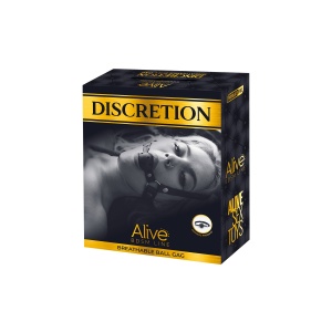 Alive Discretion Black Ball Gag 35728