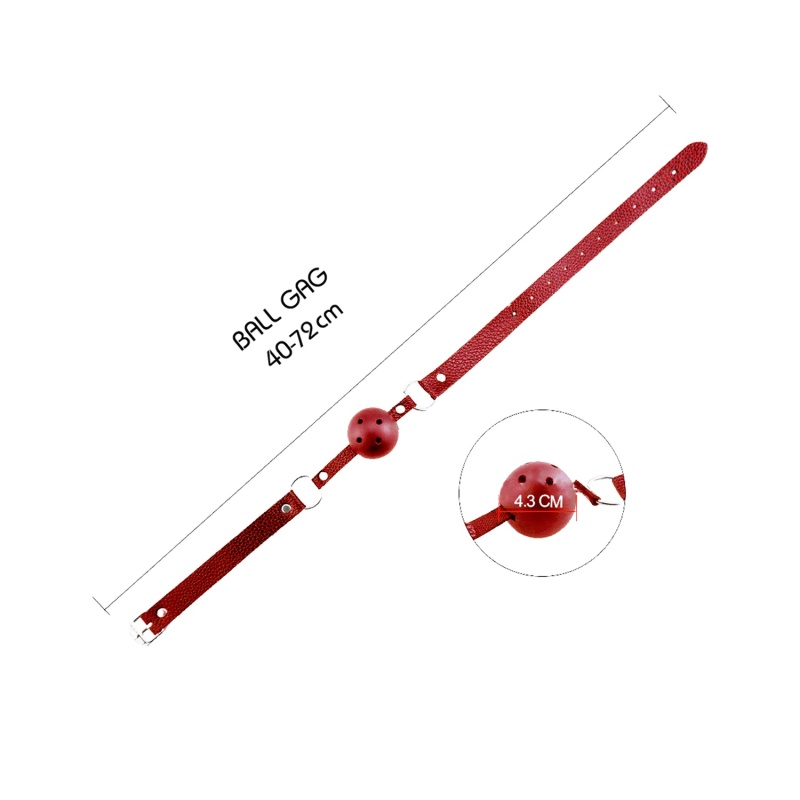 Alive Discretion Red Ball Gag 35730