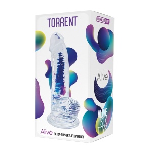 Torrent Jelly Dildo Clear 35751