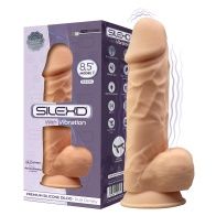 Flesh Double Density Vibrating Dildo 21.5 cm 35868 1