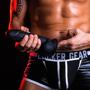 Gode Double Densité Noir 21,5 cm Modèle 4 36013