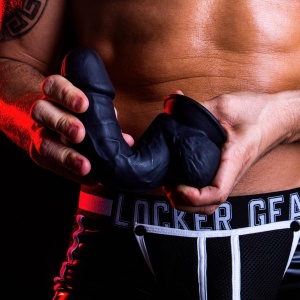 Gode Double Densité Noir 21,5 cm Modèle 4 36014