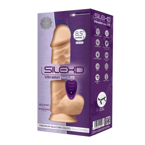 Flesh Double Density Vibrierender Dildo 21,5 cm mit Fernbedienung 36300